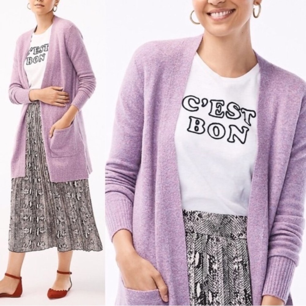 J.crew boyfriend cardigan in supersoft yarn size M